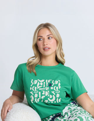 Ace Grass Green Tee - Geo