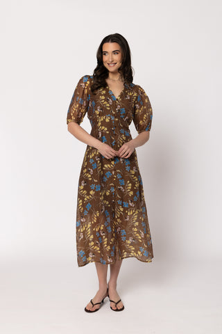 Cheerful Dress - Maple