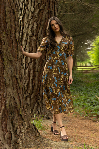 Cheerful Dress - Maple