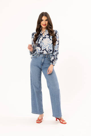 Hopeful Top - Midnight Blossom