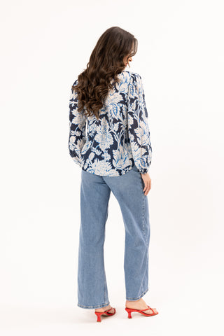 Hopeful Top - Midnight Blossom