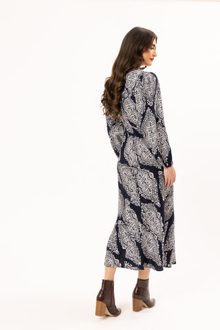 Elegant Dress - Navy Whisper