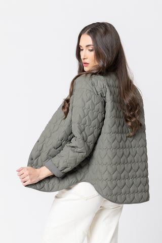 Montreal  Quilted Jacket - Olive