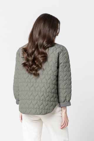 Montreal  Quilted Jacket - Olive