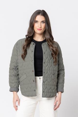 Montreal  Quilted Jacket - Olive