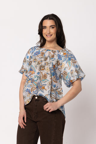 Seeking Lola Haven Top Summer Paisley, Styled | AAAG