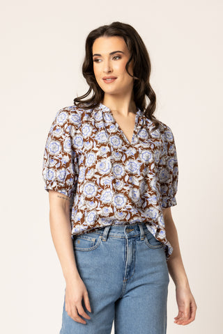 Resolute Top - Biscotti Bloom