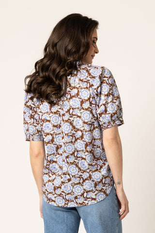 Resolute Top - Biscotti Bloom