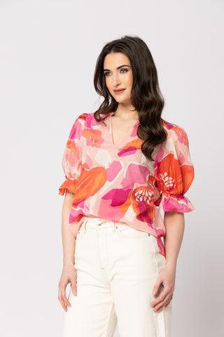 Seeking Lola Honest Top Strawberry Punch, Detail | AAAG
