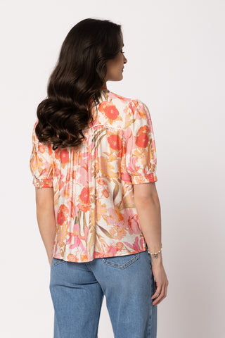 Seeking Lola Happy Days Top Summer Rose, Detail | AAAG