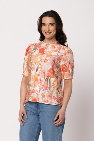 Seeking Lola Happy Days Top Summer Rose, Styled | AAAG