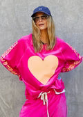 Velour Sweatshirt - Pink