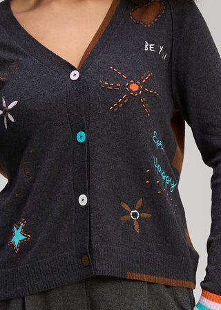 Good Energy Cardigan - Charcoal