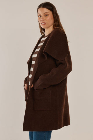 Abigail Cardigan - Chocolate - BB4102-CHOC - All About A Girl