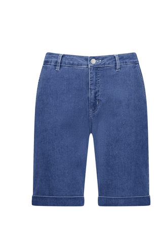 Above The Knee Denim Short - Blue Hue - 5775A - All About A Girl