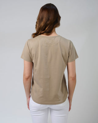 Ace Tee Leopard Cross - Sage