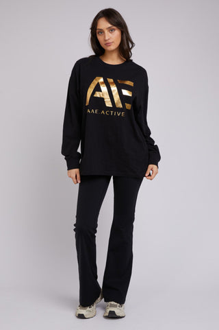 All About Eve Base Long Sleeve Tee- Black - 6437109.BLK - allaboutagirl