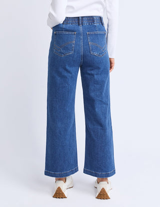 Alyssa Front Pocket Jean - Mid Wash Blue - 81D1592.BLU - All About A Girl