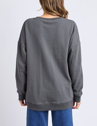 Amore Cerise Crew - Washed Black - 8177050.WBLK - All About A Girl