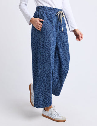 Anna Animal Denim Pants - Animal Print - 81D1596.DBLU - All About A Girl