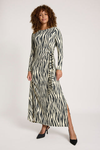 Aria Tie Maxi Dress - Savanna - 2621801 - All About A Girl