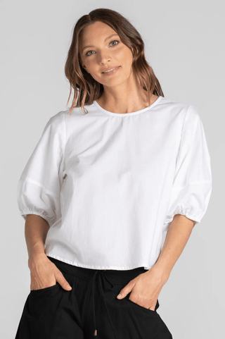 Ava Top - White - AS-BT03-01 - All About A Girl