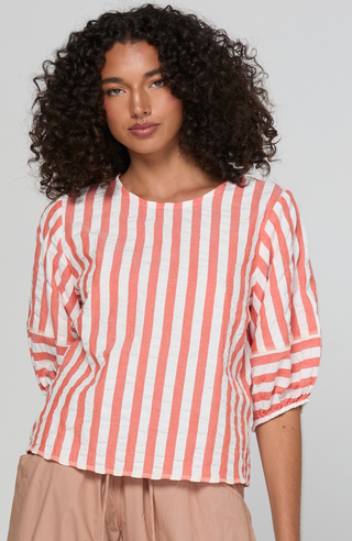 Boom Shankar Ava Top Watermelon Stripe, Detail view | AAAG
