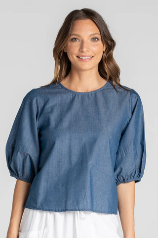 Ava Top - Chambray