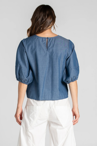 Ava Top - Chambray