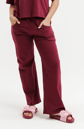 Avenue Apartment Pants - Merlot - HL266  06 - All About A Girl