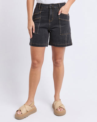 Balmy Shorts - Washed Black