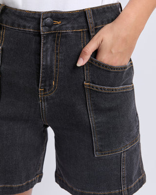 Balmy Shorts - Washed Black