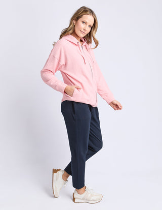 Beachy Long Sleeve Zip Hoodie - Rose - 81X4549.ROSE - All About A Girl