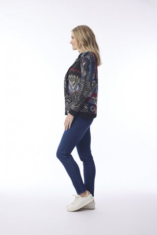 Benin Cardigan - Print