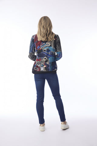 Benin Cardigan - Print