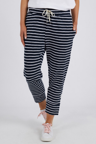 Brunch Pants - Navy/White Stripe