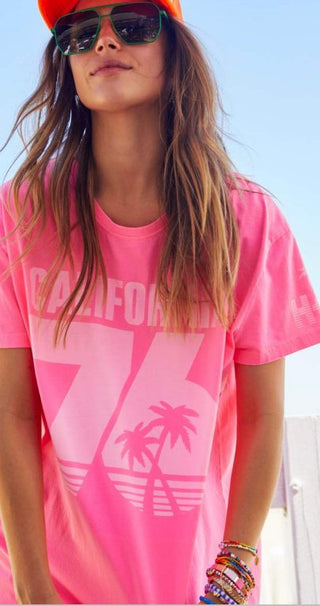 California T-Shirts - Hot Pink - allaboutagirl