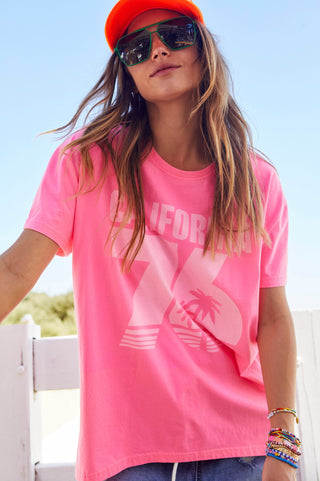 California T-Shirts - Hot Pink - allaboutagirl