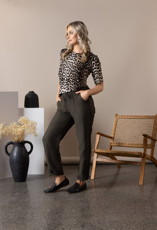 Carmen Top - Leopard - 4329 - All About A Girl