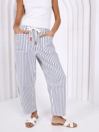 Carter Barrel Jeans - Navy Stripe - PDN86MJ Navy Stripe - All About A Girl
