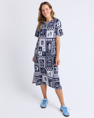Chin Chin Dress - Navy - 8169052.NVAL - All About A Girl