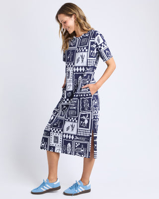 Chin Chin Dress - Navy