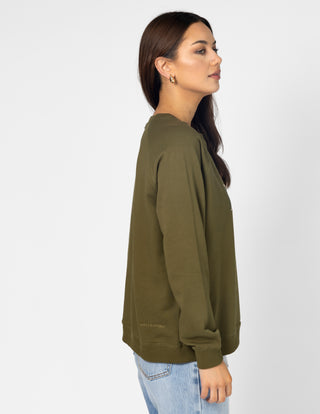 Classic Sweatshirt - Olive Mosaic