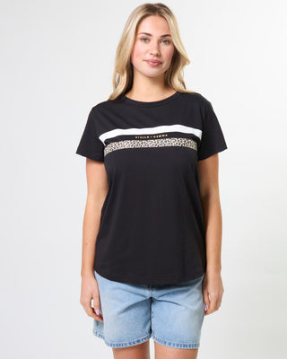 Classic Tee - Black True Icon Stripe