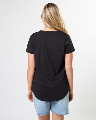 Classic Tee - Black True Icon Stripe