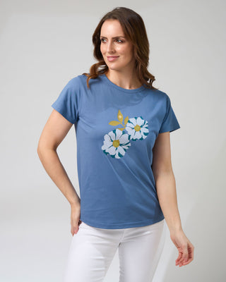 Classic Tee Monet's Garden - Denim