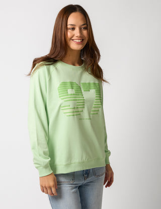 Classic Sweater - Green NYC Sporty Stripes
