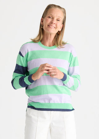 Coastal Stripe Top - Jelly Mint - ZP8804 Jelly Mint - All About A Girl