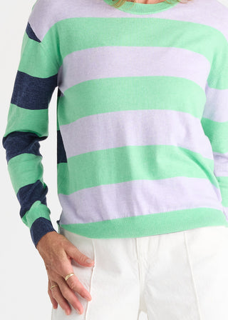 Coastal Stripe Top - Jelly Mint - ZP8804 Jelly Mint - All About A Girl