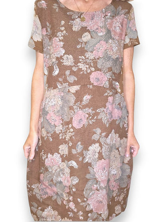 Jungle Dress - Coffee Scarlett Rose